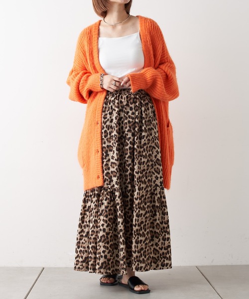 CIAOPANIC TYPY（チャオパニックティピー）の「ティアードボリュームカラースカート（スカート・レディース・ブラック/ベージュ/ピンク/ブルー・ONE SIZE）」の10枚目の写真