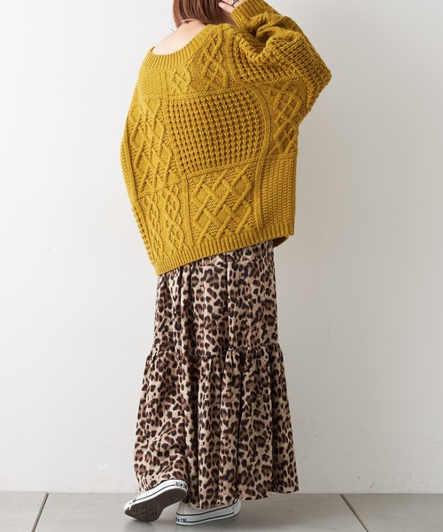 CIAOPANIC TYPY（チャオパニックティピー）の「ティアードボリュームカラースカート（スカート・レディース・ブラック/ベージュ/ピンク/ブルー・ONE SIZE）」の15枚目の写真