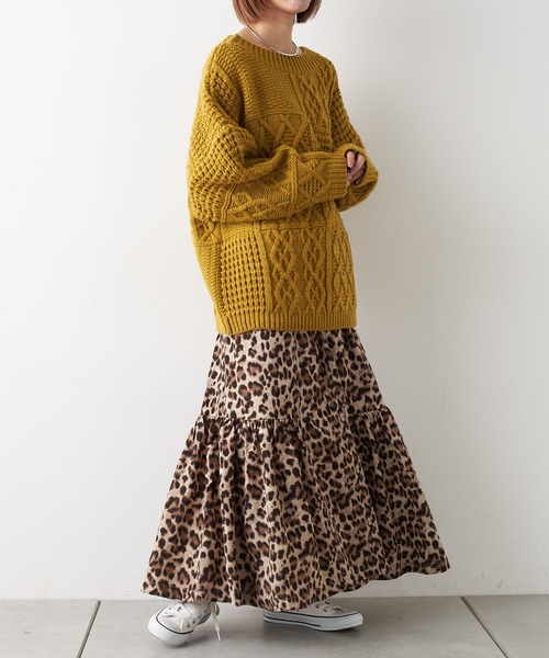 CIAOPANIC TYPY（チャオパニックティピー）の「ティアードボリュームカラースカート（スカート・レディース・ブラック/ベージュ/ピンク/ブルー・ONE SIZE）」の11枚目の写真