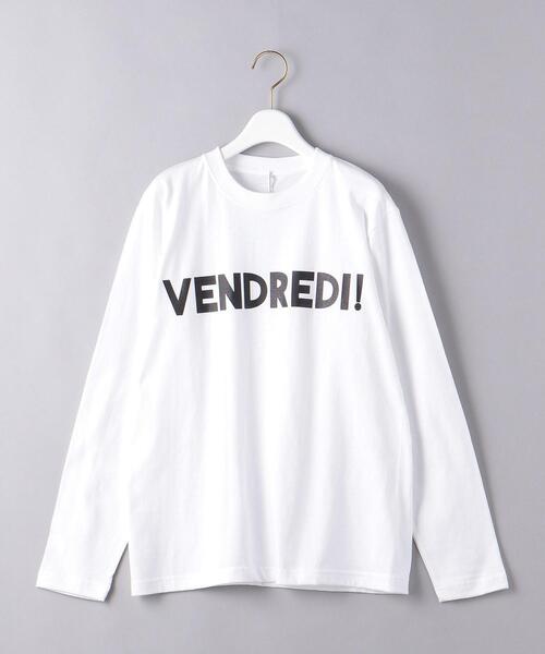 m's braque(エムズブラック)の「別注<m’s braque(エムズ ブラック)>VENDREDI ロングスリーブ Tシャツ(Tシャツ/カットソー・レディース・ホワイト・S)」の4枚目の写真