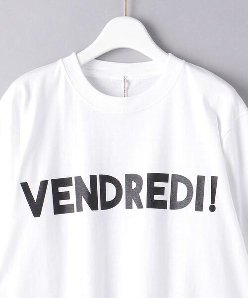 m's braque(エムズブラック)の「別注<m’s braque(エムズ ブラック)>VENDREDI ロングスリーブ Tシャツ(Tシャツ/カットソー・レディース・ホワイト・S)」の3枚目の写真