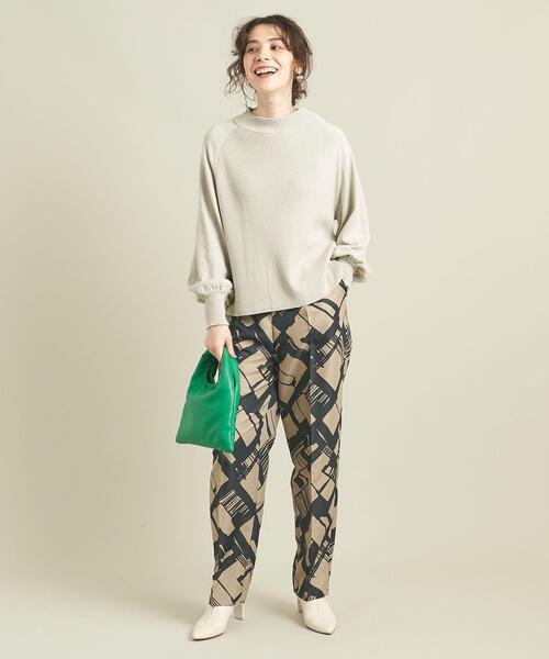 BEAUTY&YOUTH UNITED ARROWS（ビューティーアンドユースユナイテッドアローズ）の「BY コットンカシミヤハイネックニットプルオーバー  -ウォッシャブル- ∴（ニット/セーター・レディース・ホワイト/モカ/ライム/ブラック/ライトブルー・FREE）」の13枚目の写真