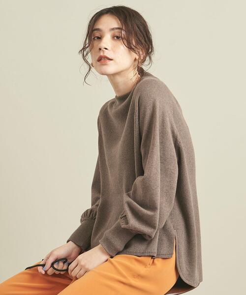 BEAUTY&YOUTH UNITED ARROWS（ビューティーアンドユースユナイテッドアローズ）の「BY コットンカシミヤハイネックニットプルオーバー  -ウォッシャブル- ∴（ニット/セーター・レディース・ホワイト/モカ/ライム/ブラック/ライトブルー・FREE）」の20枚目の写真