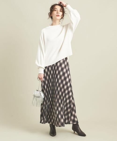 BEAUTY&YOUTH UNITED ARROWS（ビューティーアンドユースユナイテッドアローズ）の「BY コットンカシミヤハイネックニットプルオーバー  -ウォッシャブル- ∴（ニット/セーター・レディース・ホワイト/モカ/ライム/ブラック/ライトブルー・FREE）」の21枚目の写真