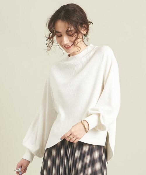 BEAUTY&YOUTH UNITED ARROWS（ビューティーアンドユースユナイテッドアローズ）の「BY コットンカシミヤハイネックニットプルオーバー  -ウォッシャブル- ∴（ニット/セーター・レディース・ライム/モカ/ホワイト/ブラック/ライトブルー・FREE）」の20枚目の写真