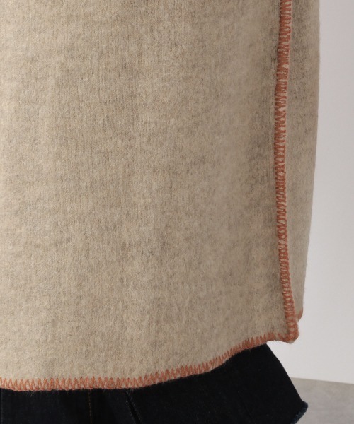 LOWRYS FARM（ローリーズファーム）の「ニットリンキングロングカーディガン　219731（カーディガン/ボレロ・レディース・チャコールグレー/ベージュ/グリーン・FREE）」の12枚目の写真