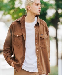 WRANGLER/ラングラー 127MW OVER SIZE SHIRTS ウェスタンシャツ スエード シャツ アメカジ