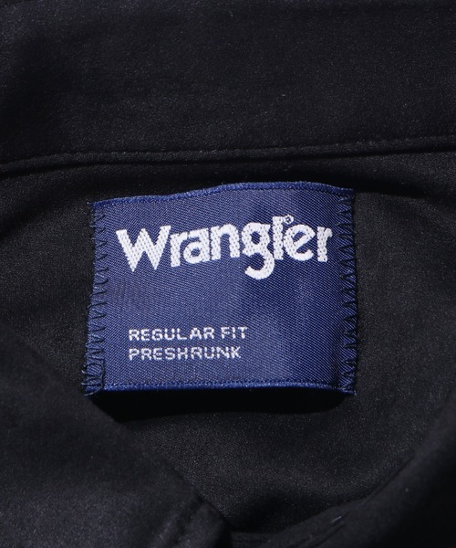 Wrangler（ラングラー）の「WRANGLER/ラングラー 127MW OVER SIZE SHIRTS ウェスタンシャツ スエード シャツ アメカジ（シャツ/ブラウス・メンズ・ブラック/ベージュ/ブラウン/ブルー・M/L/XL）」の20枚目の写真
