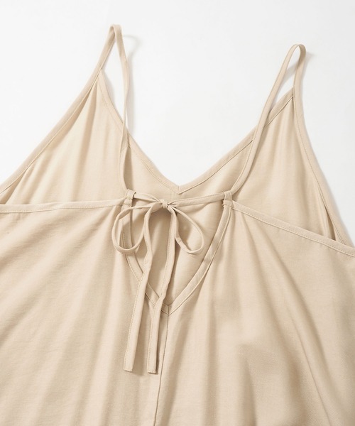 Crisp（クリスプ）の「ヘムギャザーキャミワンピース（ワンピース・レディース・ブラック/ベージュ/ブルー・FREE）」の13枚目の写真