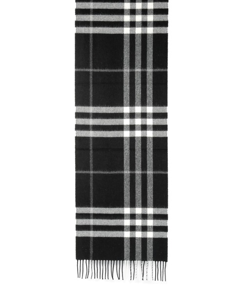 ECHELLE Liberte(エシェルリベルテ)の「BURBERRY CLASSIC CHECK CASHMERE SCARF バーバリー クラシック チェック マフラー カシミヤ スカーフ(マフラー・レディース・ブラック/ベージュ/ネイビー/グレー/チャコール・FREE)」の6枚目の写真