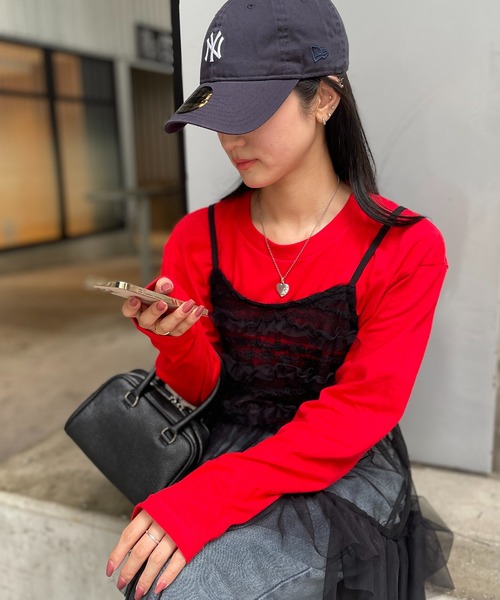 Printstar(プリントスター)の「袖リブなしでつくる、こなれシルエット【Printstar】heavy weight long sleeve t-shirt / ヘビーウェイト ロングスリーブTシャツ ロンT 長袖Tシャツ オーバーサイズ 無地 00102(Tシャツ/カットソー・レディース・ホワイト/アーミー/ネイビー/ブラック/杢グレー/ライトピンク/レッド/パープル/イエロー/イエロー系その他2/ロイヤルブルー/ピンク系/バーガンディー/ターコイズブルー/グレー/オレンジ/オリーブ・XL/M/L/S/2XL)」の15枚目の写真