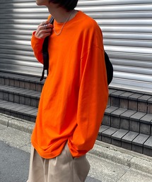 Tシャツ/カットソー（オレンジ/橙色系・長袖）ファッション通販 - ZOZOTOWN