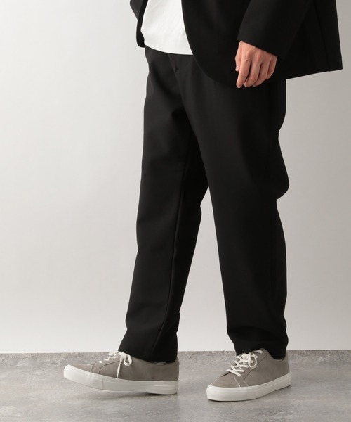 GLOBAL WORK（グローバルワーク）の「LAZY SLACKS/954969（スラックス・メンズ・アイボリー/ブラック・MEDIUM/LARGE/SMALL）」の17枚目の写真