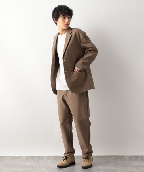 GLOBAL WORK（グローバルワーク）の「LAZY SLACKS/954969（スラックス・メンズ・アイボリー/ブラック・MEDIUM/LARGE/SMALL）」の20枚目の写真