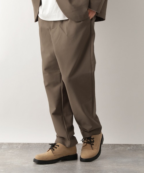 GLOBAL WORK（グローバルワーク）の「LAZY SLACKS/954969（スラックス・メンズ・アイボリー/ブラック・MEDIUM/LARGE/SMALL）」の13枚目の写真