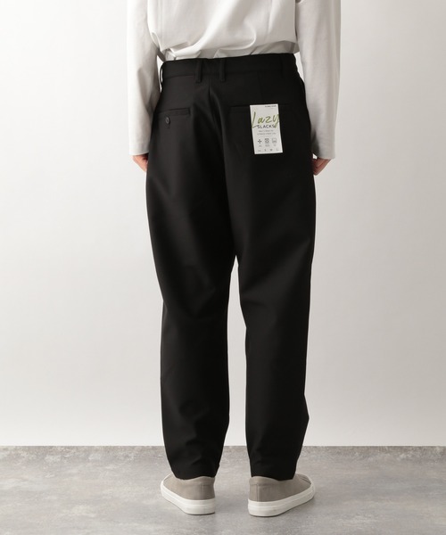 GLOBAL WORK（グローバルワーク）の「LAZY SLACKS/954969（スラックス・メンズ・アイボリー/ブラック・MEDIUM/LARGE/SMALL）」の4枚目の写真