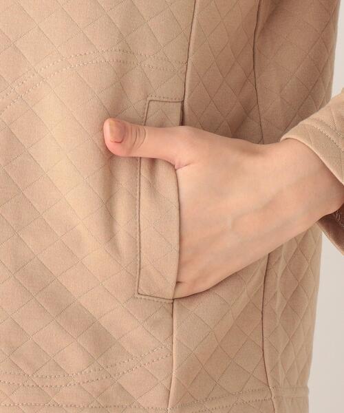 DRESKIP（ドレスキップ）の「◆キルトスナップ釦カーディガン（カーディガン/ボレロ・レディース・ベージュ/ダークグレー/ブラック・03/04/02）」の5枚目の写真