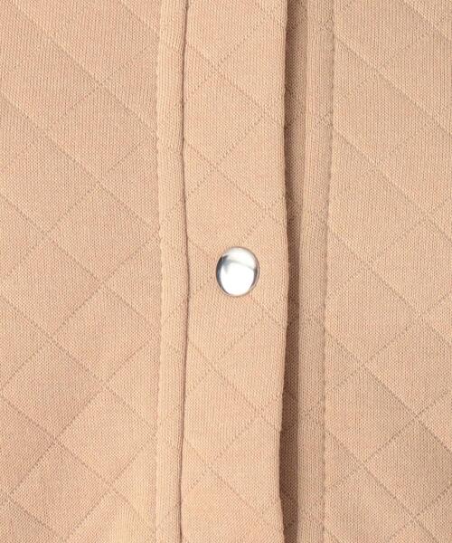 DRESKIP（ドレスキップ）の「◆キルトスナップ釦カーディガン（カーディガン/ボレロ・レディース・ベージュ/ダークグレー/ブラック・03/04/02）」の9枚目の写真