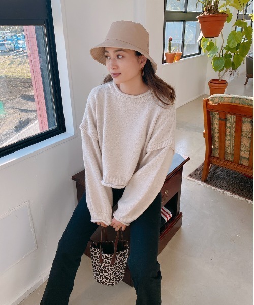 Vicente（ヴィセンテ）の「Arusha hat（ハット・レディース・ブラウン/ベージュ・FREE）」の6枚目の写真