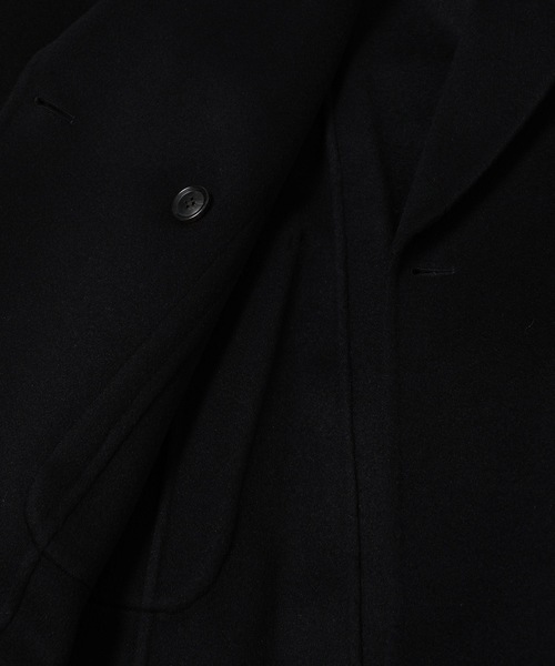 LOW CLASSIC(ロウ クラシック)の「HANDMADE DOUBLE COAT(ステンカラーコート・レディース・ネイビー・S/M)」の4枚目の写真