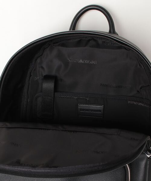 EMPORIO ARMANI（エンポリオアルマーニ）の「【エンポリオ アルマーニ】EMPORIO ARMANI イーグルチャーム バックパック（バックパック/リュック・メンズ・ブラック系その他・FREE）」の5枚目の写真