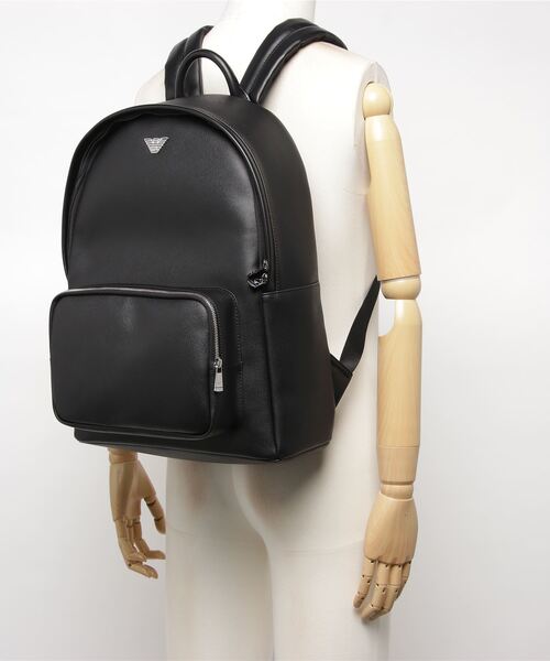 EMPORIO ARMANI（エンポリオアルマーニ）の「【エンポリオ アルマーニ】EMPORIO ARMANI イーグルチャーム バックパック（バックパック/リュック・メンズ・ブラック系その他・FREE）」の4枚目の写真