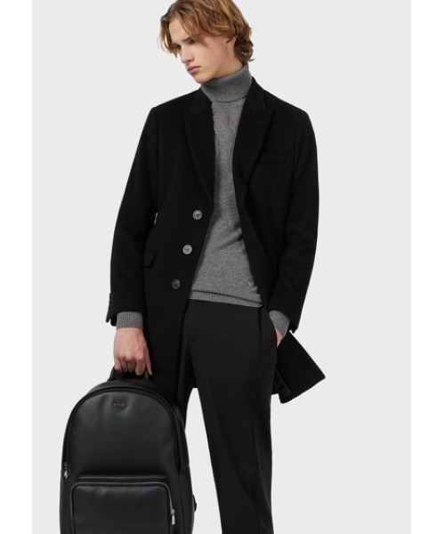 EMPORIO ARMANI（エンポリオアルマーニ）の「【エンポリオ アルマーニ】EMPORIO ARMANI イーグルチャーム バックパック（バックパック/リュック・メンズ・ブラック系その他・FREE）」の12枚目の写真