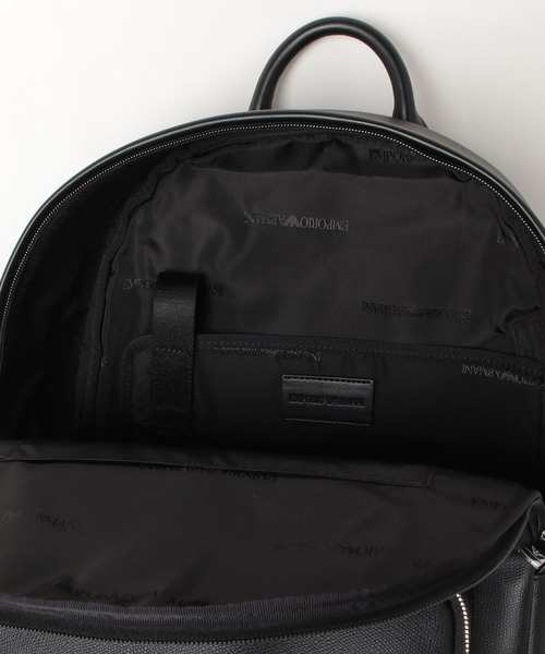 EMPORIO ARMANI（エンポリオアルマーニ）の「【エンポリオ アルマーニ】EMPORIO ARMANI イーグルチャーム バックパック（バックパック/リュック・メンズ・ブラック系その他・FREE）」の14枚目の写真