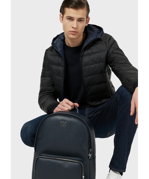 EMPORIO ARMANI（エンポリオアルマーニ）の「【エンポリオ アルマーニ】EMPORIO ARMANI イーグルチャーム バックパック（バックパック/リュック・メンズ・ブラック系その他・FREE）」の11枚目の写真