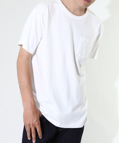 Denime(ドゥニーム)の「半袖Tシャツ(Tシャツ/カットソー・メンズ・グリーン・SMALL)」の2枚目の写真