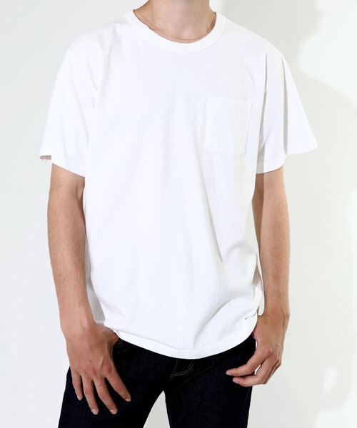 Denime(ドゥニーム)の「半袖Tシャツ(Tシャツ/カットソー・メンズ・グリーン・SMALL)」の7枚目の写真