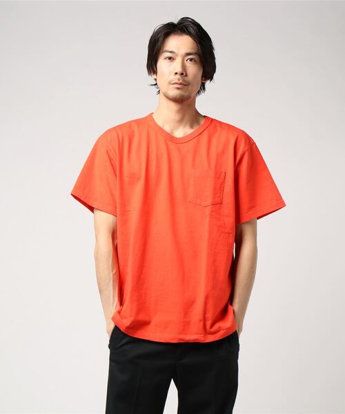 Denime(ドゥニーム)の「半袖Tシャツ(Tシャツ/カットソー・メンズ・グリーン・SMALL)」の9枚目の写真