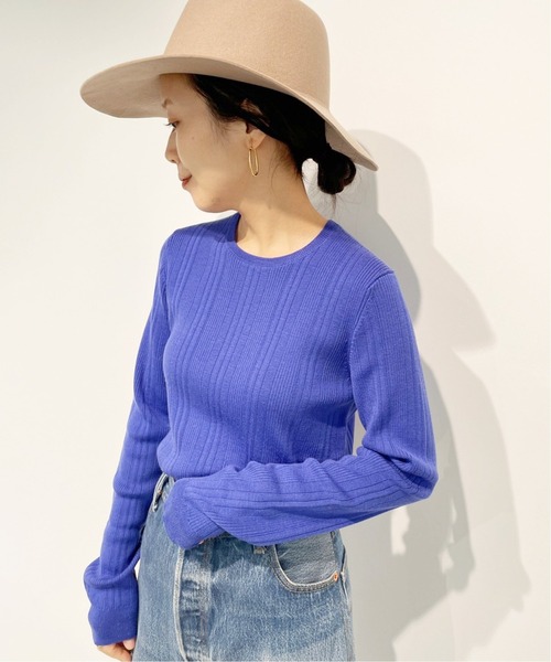 plage（プラージュ）の「ランダムリブニット◆（ニット/セーター・レディース・ブラック/ピンク/ブルー系その他・FREE）」の3枚目の写真