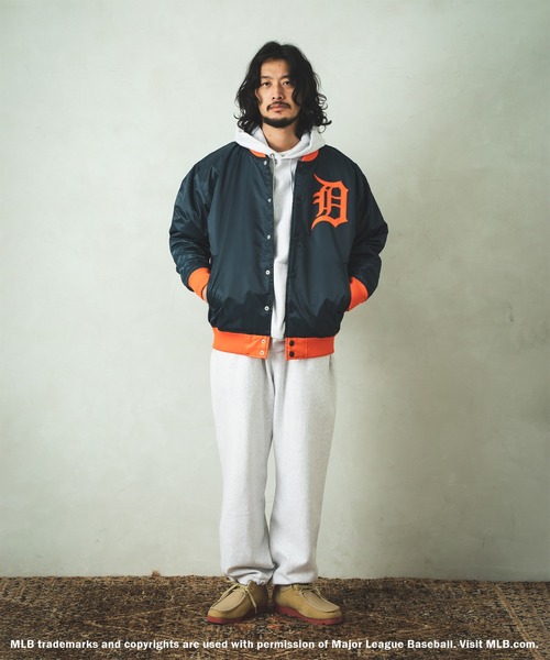 JOURNAL STANDARD relume（ジャーナルスタンダード　レリューム）の「【FANATICS×relume / ファナティクス】別注 スタジアムコーチジャケット MLB（スタジャン・メンズ・ブラウン/グリーン/ネイビー/ブルー系その他・M/L）」の16枚目の写真