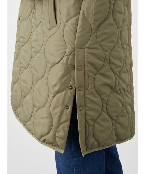 earth music&ecology（アースミュージックアンドエコロジー）の「キルティングハーフコート（その他アウター・レディース・ブラック/ベージュ/カーキ・M/L）」の14枚目の写真