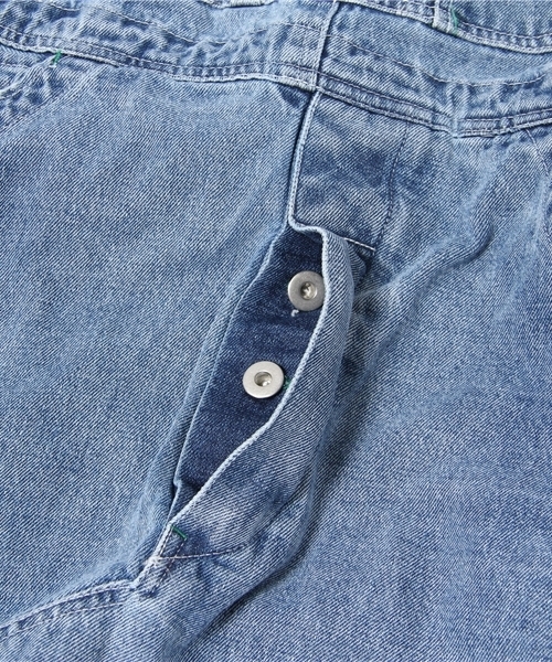 Kastane（カスタネ）の「デニムオーバーオールスカート（デニムパンツ・レディース・ライトブルー・FREE）」の9枚目の写真