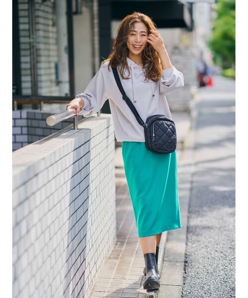 SHOO・LA・RUE（シューラルー）の「◆キルティング2段ショルダー（ショルダーバッグ・レディース・ブラック/オレンジ/ライトパープル/ベージュ系7・00）」の9枚目の写真