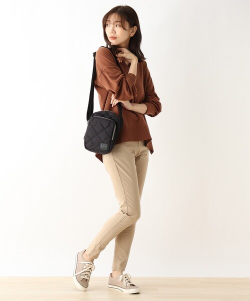 SHOO・LA・RUE（シューラルー）の「◆キルティング2段ショルダー（ショルダーバッグ・レディース・ブラック/オレンジ/ライトパープル/ベージュ系7・00）」の14枚目の写真