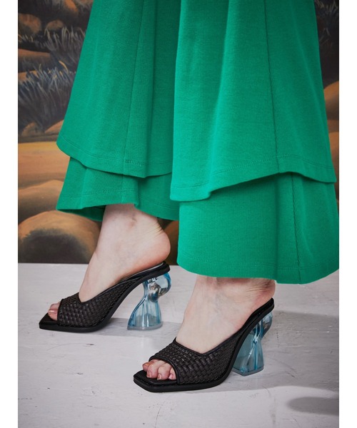PAMEO POSE(パメオポーズ)の「Seawater Heel Mule Black(サンダル・レディース・ブラック・38/39/37)」の9枚目の写真