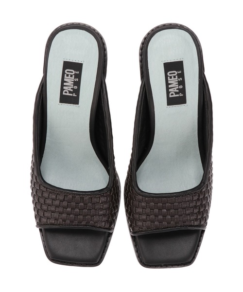 PAMEO POSE(パメオポーズ)の「Seawater Heel Mule Black(サンダル・レディース・ブラック・38/39/37)」の6枚目の写真