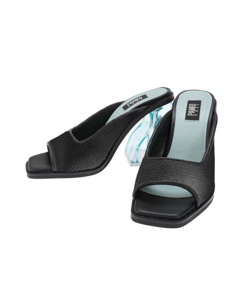 PAMEO POSE(パメオポーズ)の「Seawater Heel Mule Black(サンダル・レディース・ブラック・38/39/37)」の14枚目の写真