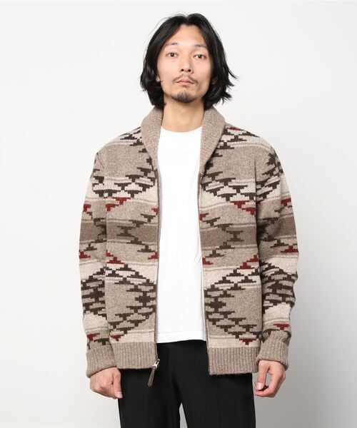 PENDLETON（ペンドルトン）の「Salt Creek Zip Cardigan（カーディガン/ボレロ・メンズ・ベージュ・LG/XL/MD/SM）」の8枚目の写真