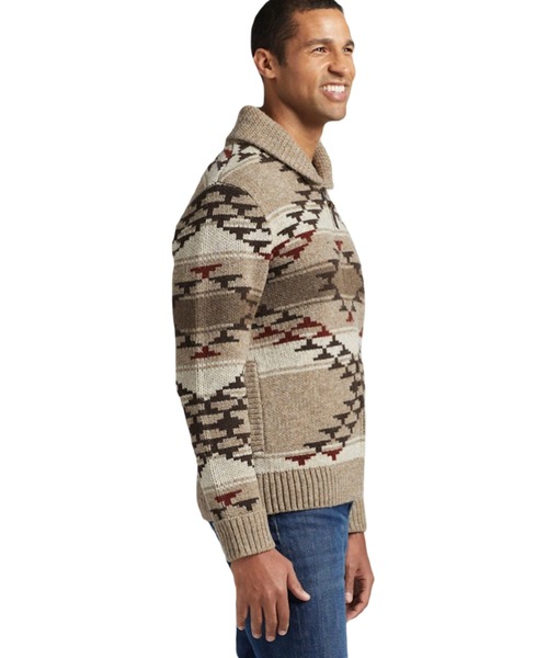 PENDLETON（ペンドルトン）の「Salt Creek Zip Cardigan（カーディガン/ボレロ・メンズ・ベージュ・LG/XL/MD/SM）」の6枚目の写真