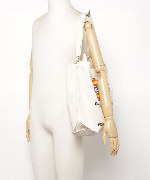 Dickies(ディッキーズ)の「【73】【Dickies/ディッキーズ】ブランドロゴ 2WAY キャンバストート/ ショルダーバッグ/ BAG(トートバッグ・レディース・ブラック/ネイビー/レッド/オフホワイト/ブラック系/ネイビー系/ホワイト系/レッド系・FREE)」の11枚目の写真