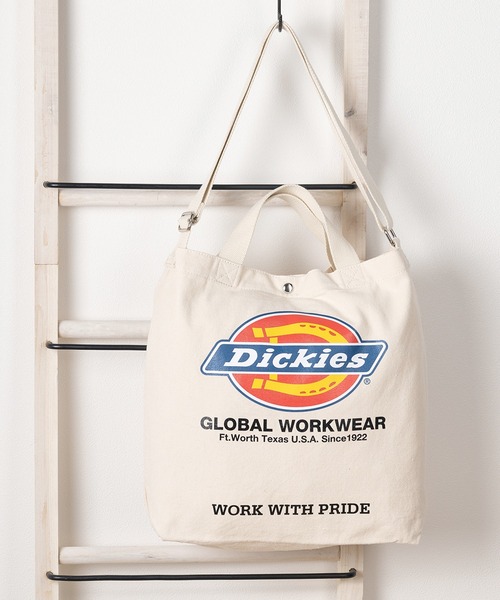 【 Jeans 】ロゴ トートバック ショルダーバック 2way Dickies（ディッキーズ）の「【73】【Dickies/ディッキーズ