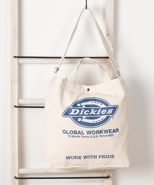Dickies(ディッキーズ)の「【73】【Dickies/ディッキーズ】ブランドロゴ 2WAY キャンバストート/ ショルダーバッグ/ BAG(トートバッグ・レディース・ブラック/ネイビー/レッド/オフホワイト/ブラック系/ネイビー系/ホワイト系/レッド系・FREE)」の7枚目の写真