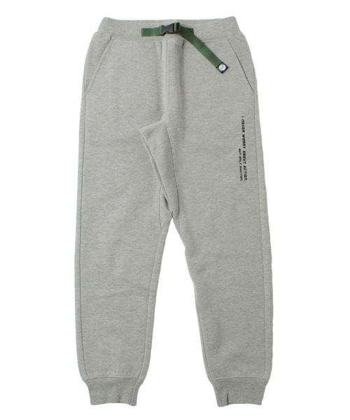 GLAZOS（グラソス）の「[テーパード]裏起毛・カラーベルトデザインパンツ【セットアップ対応】（スウェットパンツ・キッズ・ブラック/グレー/ブルー・140cm/170cm/130cm/160cm/150cm）」の2枚目の写真