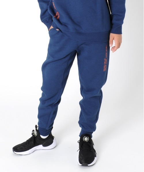 GLAZOS（グラソス）の「[テーパード]裏起毛・カラーベルトデザインパンツ【セットアップ対応】（スウェットパンツ・キッズ・ブラック/グレー/ブルー・140cm/170cm/130cm/160cm/150cm）」の3枚目の写真