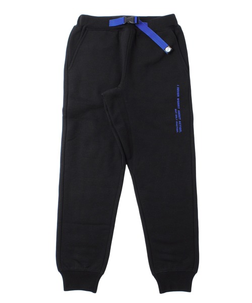 GLAZOS（グラソス）の「[テーパード]裏起毛・カラーベルトデザインパンツ【セットアップ対応】（スウェットパンツ・キッズ・ブラック/グレー/ブルー・140cm/170cm/130cm/160cm/150cm）」の8枚目の写真