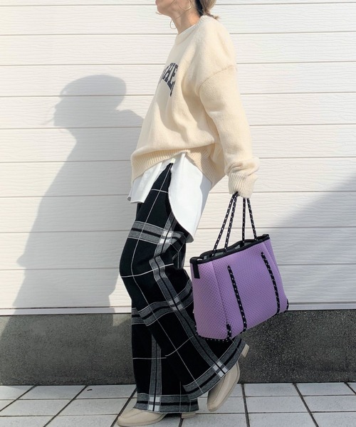 Q（キュー）の「ヘビーウェイトロンT（Tシャツ/カットソー・レディース・ホワイト/ブラック/アイボリー/ブラック系その他・MEDIUM）」の6枚目の写真